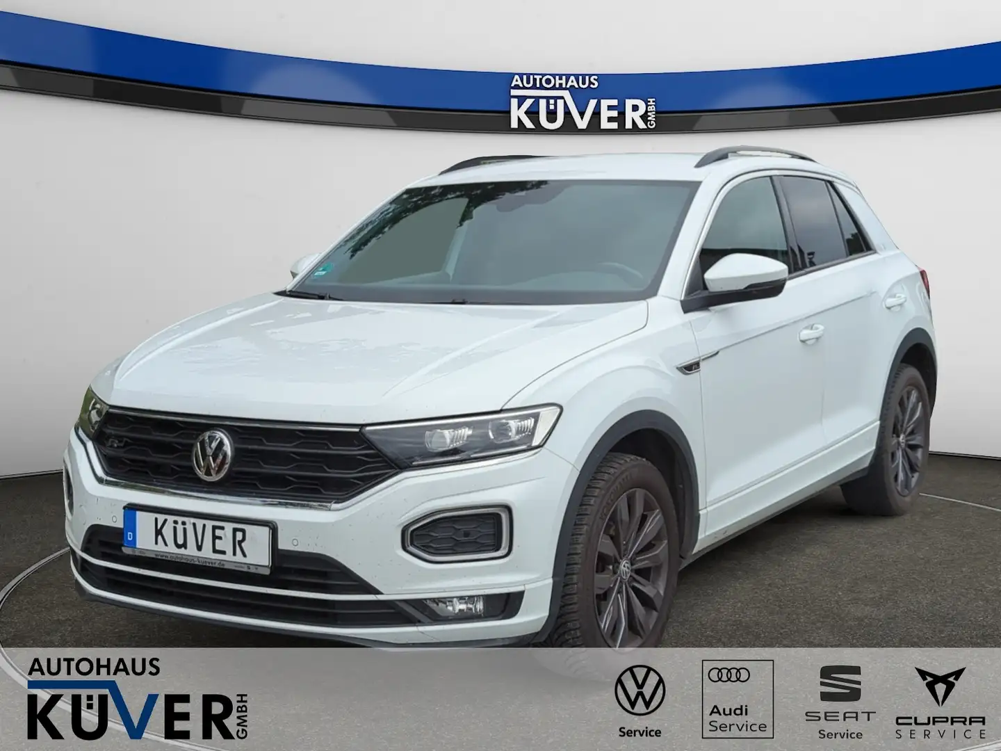 Volkswagen T-Roc R-Line 1,5 TSI Shzg.+LED+Einparkh.+CarPlay Weiß - 1