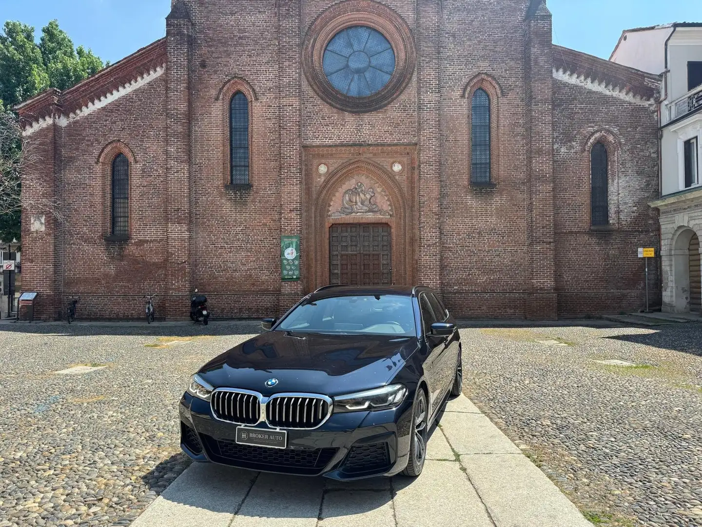 BMW 520 G31 Touring 520d mhev xdrive Msport SERVICE BMW Blu/Azzurro - 1