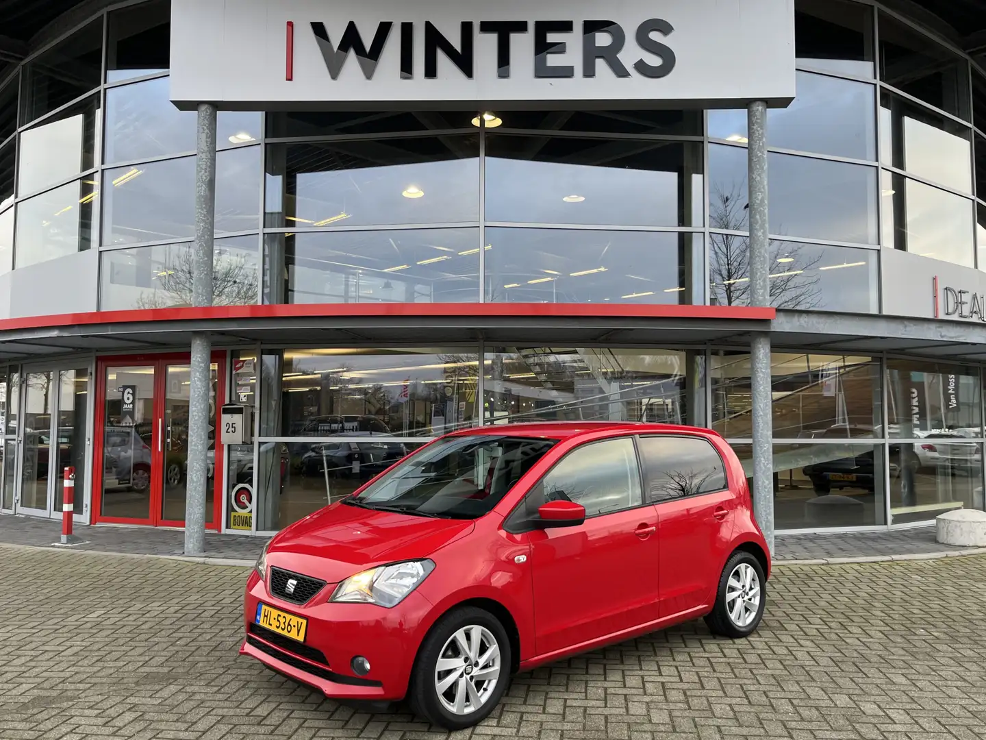 SEAT Mii 1.0 Sport Connect | Airco | Navi | Bluetooth | Cr. Rood - 1