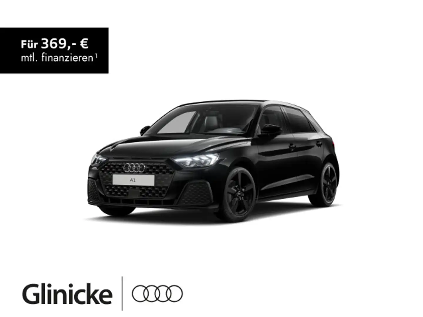 Audi A1 30 TFSI S tr LED/ASI/17"/PBox/SHZ Schwarz - 1