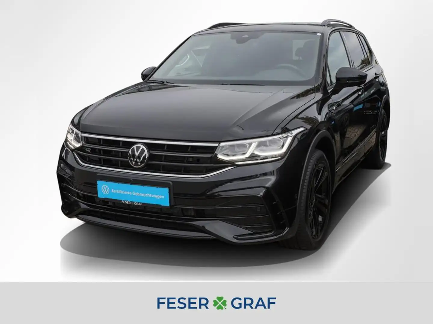 Volkswagen Tiguan Allspace 2.0 TDI 4M R-Line Black Pano Schwarz - 1