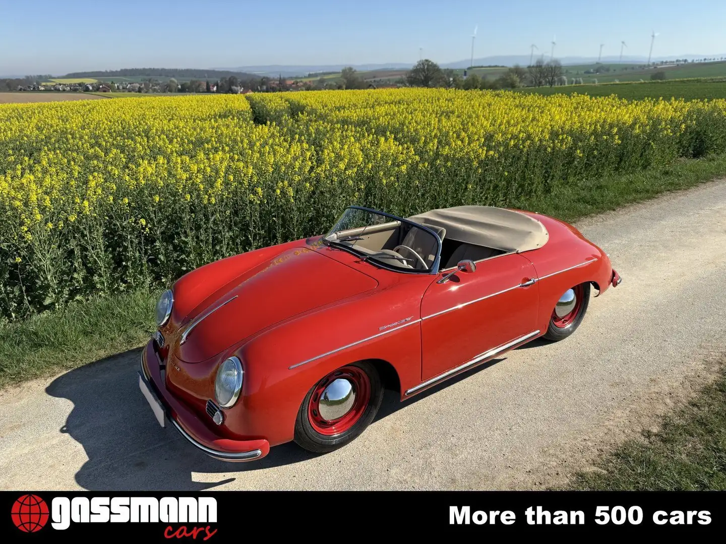 Porsche 356 Pre A 1600 Speedster - Matching-Numbers Rosso - 2