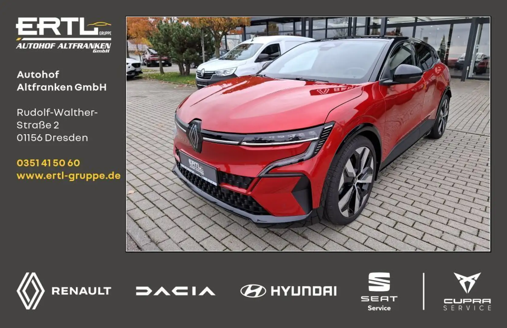 Renault Megane E-Tech E-Tech 100% elektrisch Rot - 1