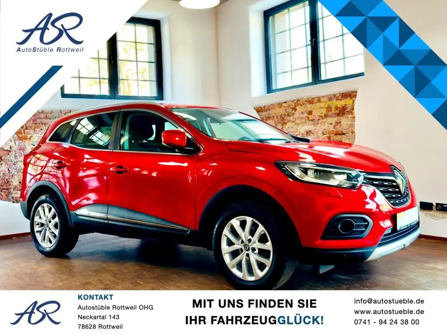 Renault Kadjar 1.3 TCe 140 Limited DeLuxe Navi Arkamys Rot - 1