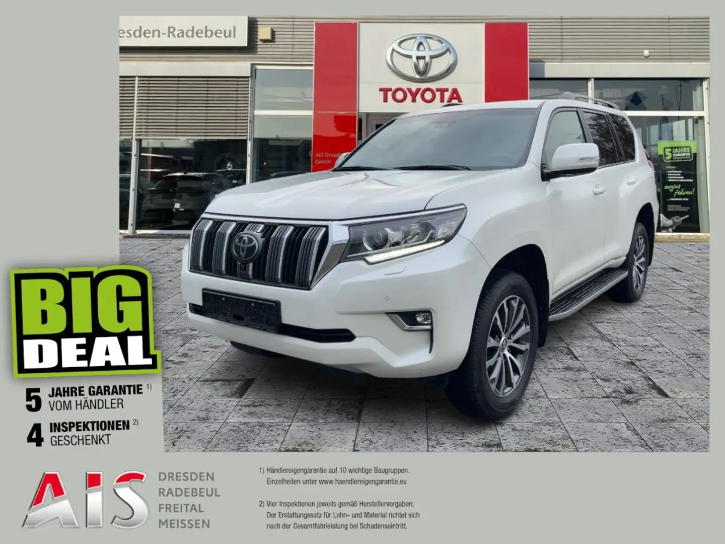 Toyota Land Cruiser 2.8 D4-D Executive Leder*Navi*Sitzl. Bianco - 1