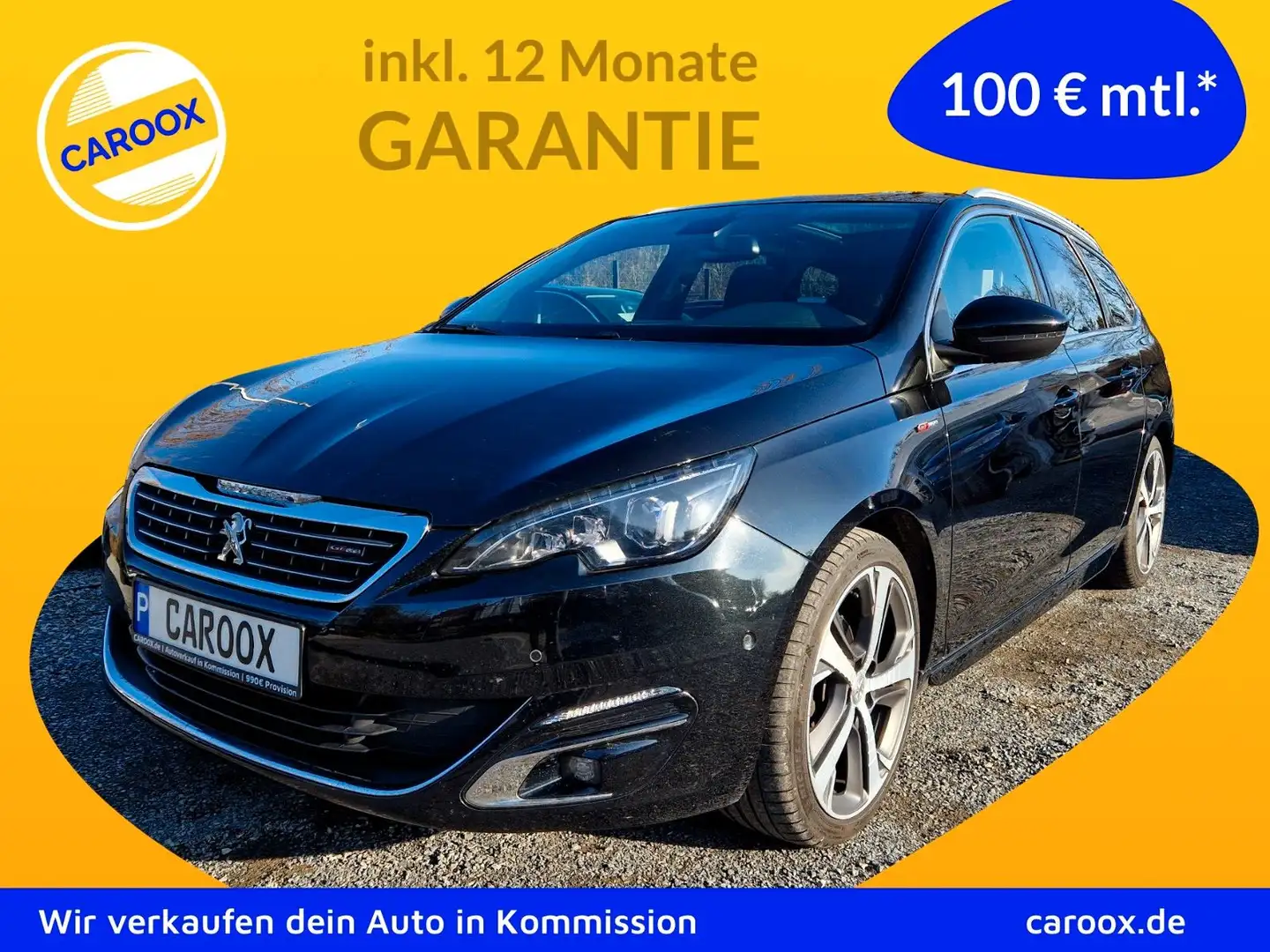 Peugeot 308 SW GT-LINE PANO NAVI ACC LED Schwarz - 1