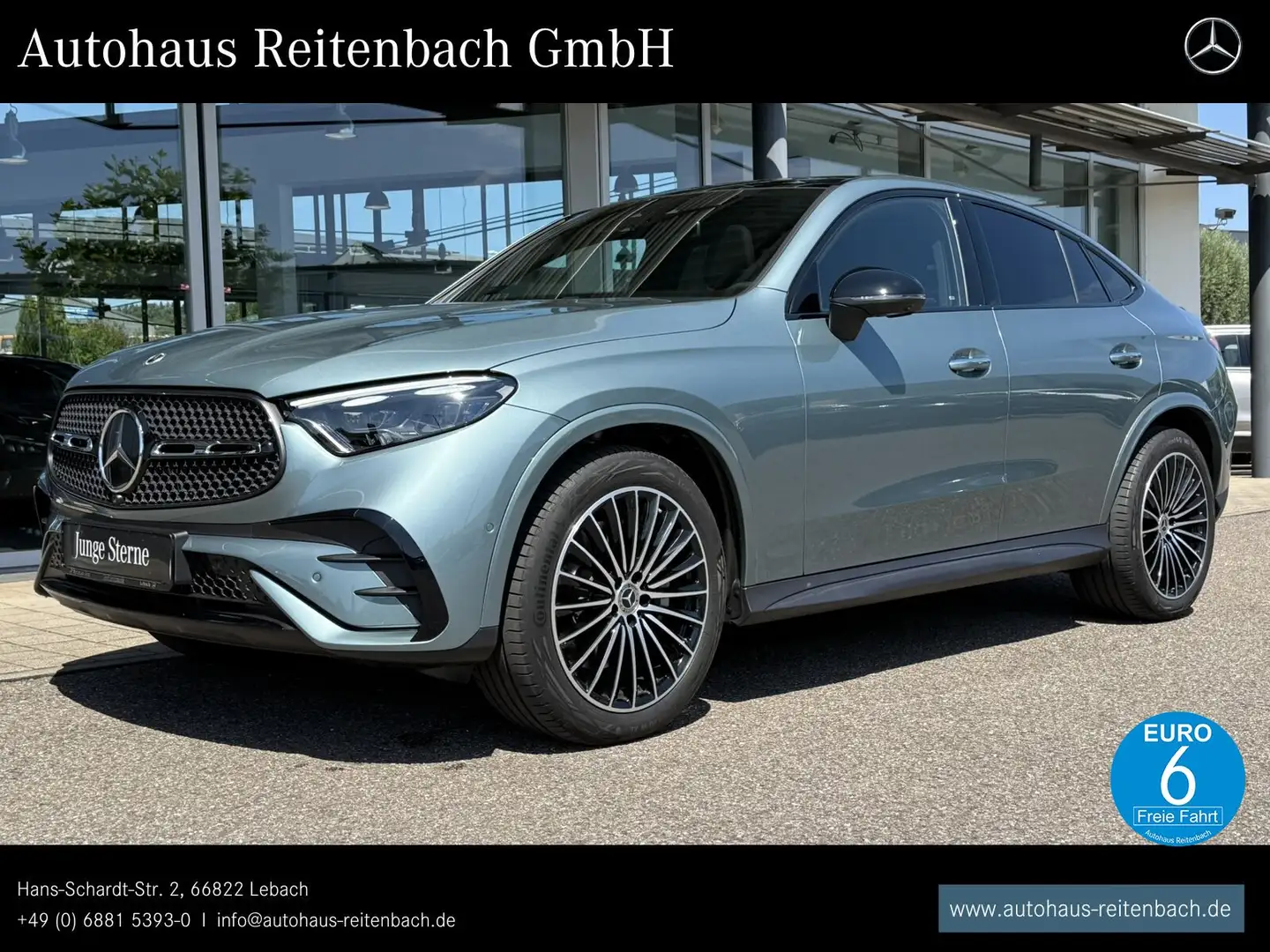 Mercedes-Benz GLC 450 GLC450d 4M COUPE AMG+PANO AHK+DISTR+BURMES+NIGHT Argent - 1