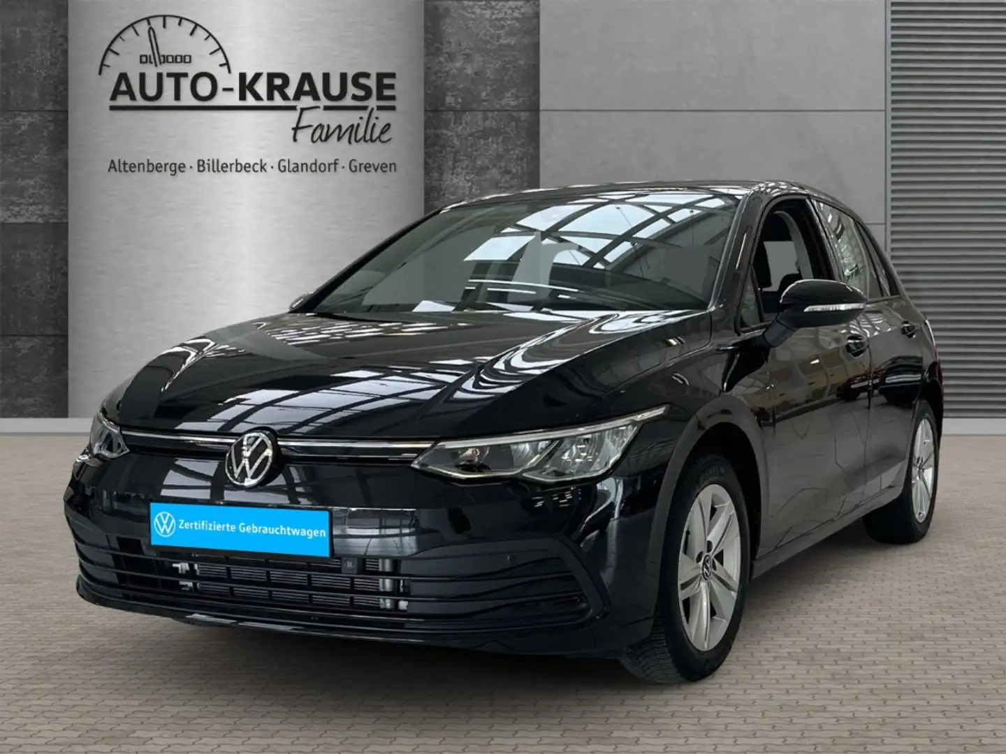 Volkswagen Golf VIII 2.0 TDI Life DSG AHK Navi LED Noir - 1