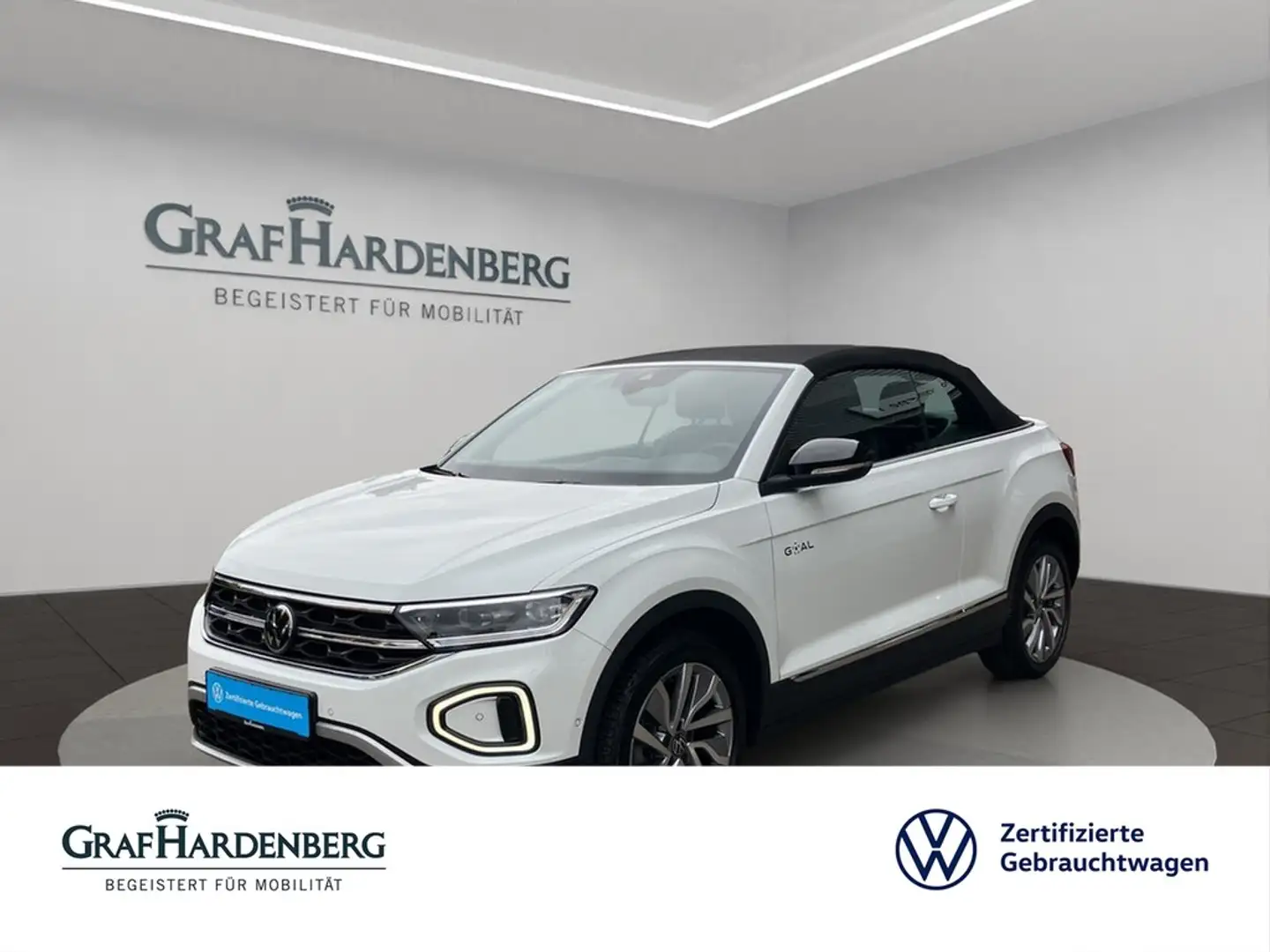 Volkswagen T-Roc Cabrio GOAL 1.5 TSI DSG Navi Sportpaket Weiß - 1