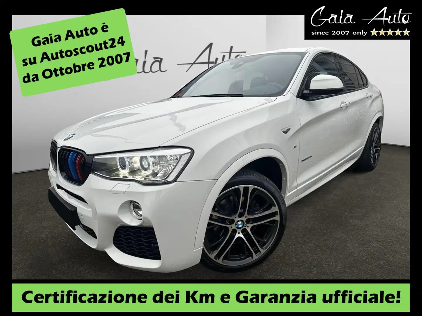 BMW X4 X4 xdrive20d Msport auto Bianco - 1