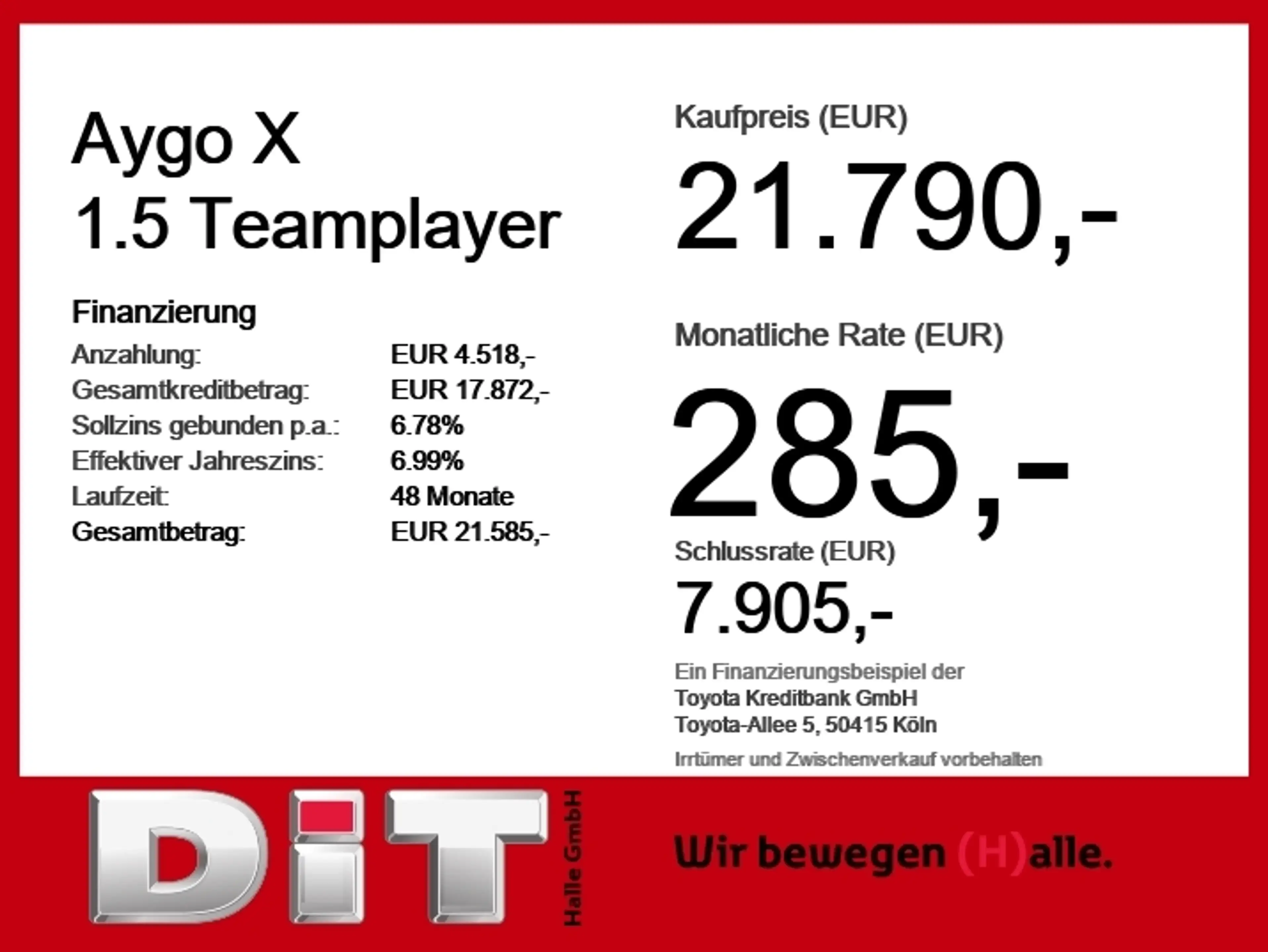 Toyota Aygo X 1.5 Teamplayer Klima Kamera Sitzhzg — photo 5