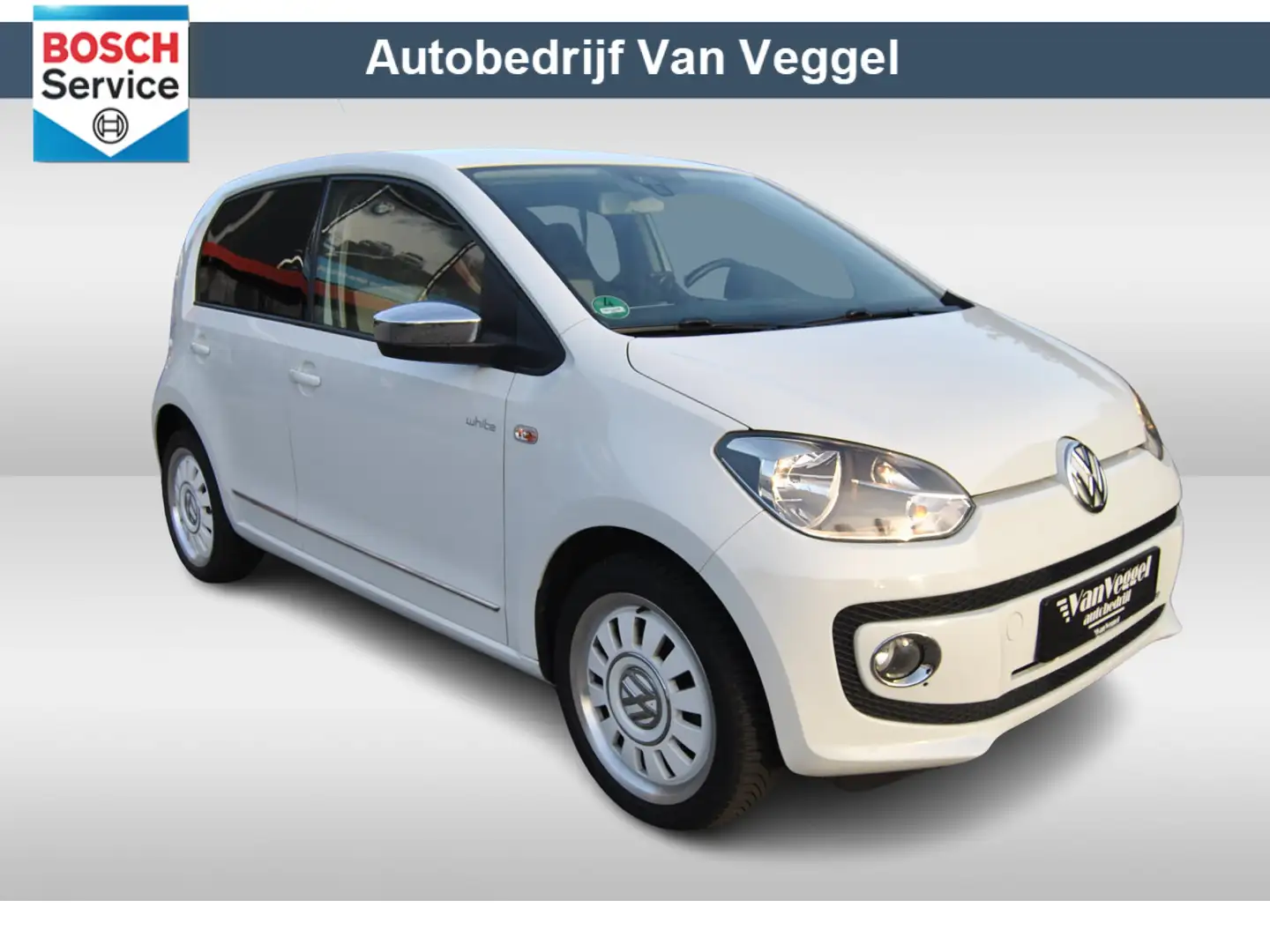 Volkswagen up! 1.0 white up! cruise, navi, pdc, airco Weiß - 1