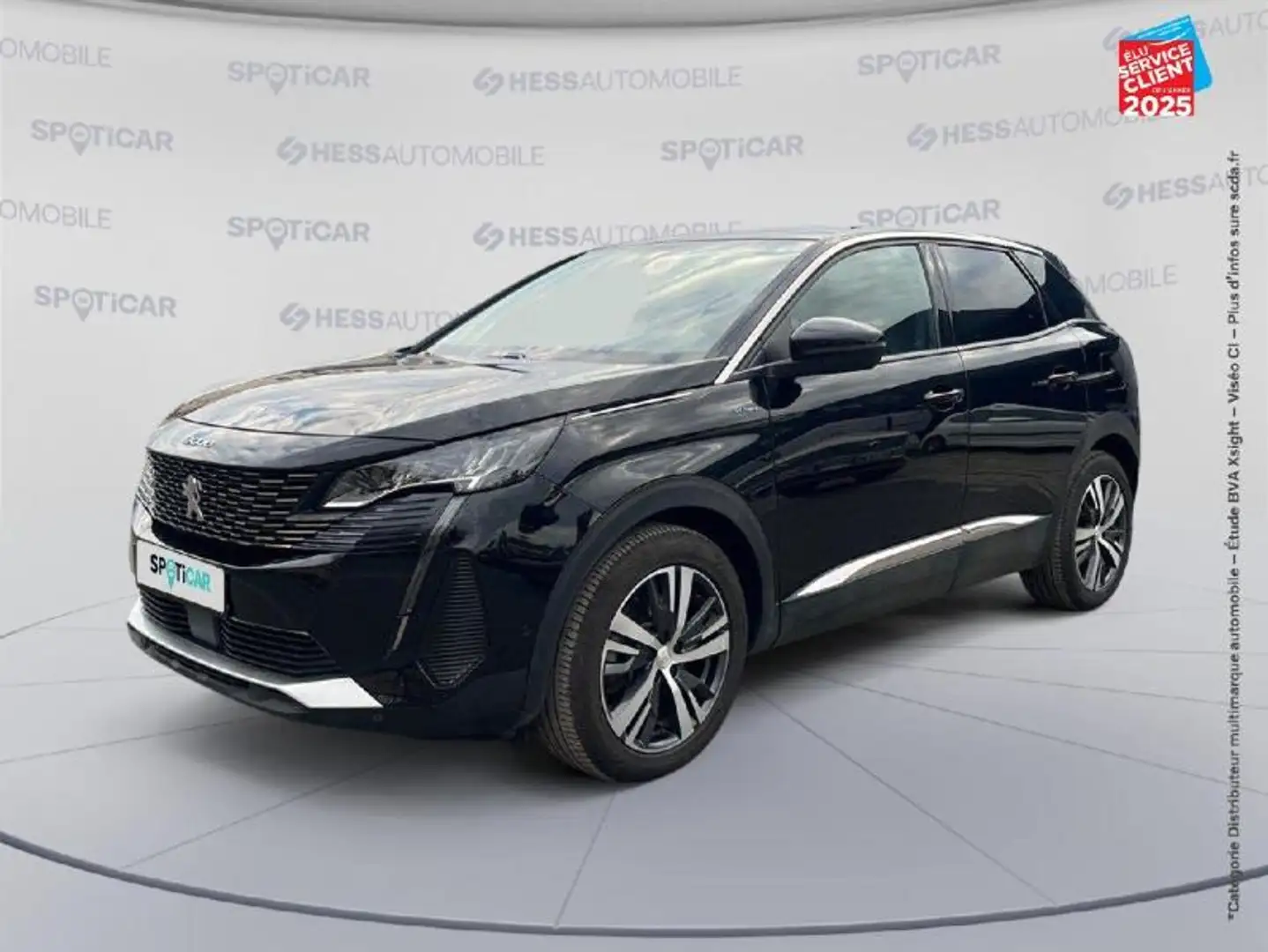 Peugeot 3008 HYBRID 225ch Allure e-EAT8 Noir - 1