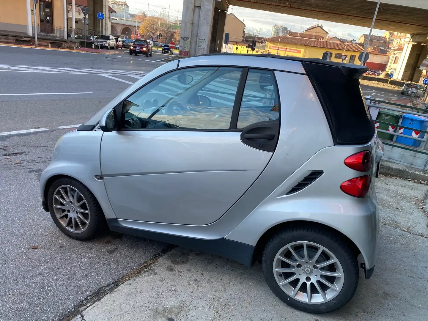 smart forTwo Fortwo II 2007 Cabrio Cabrio 1.0 Pulse 71cv Silber - 2