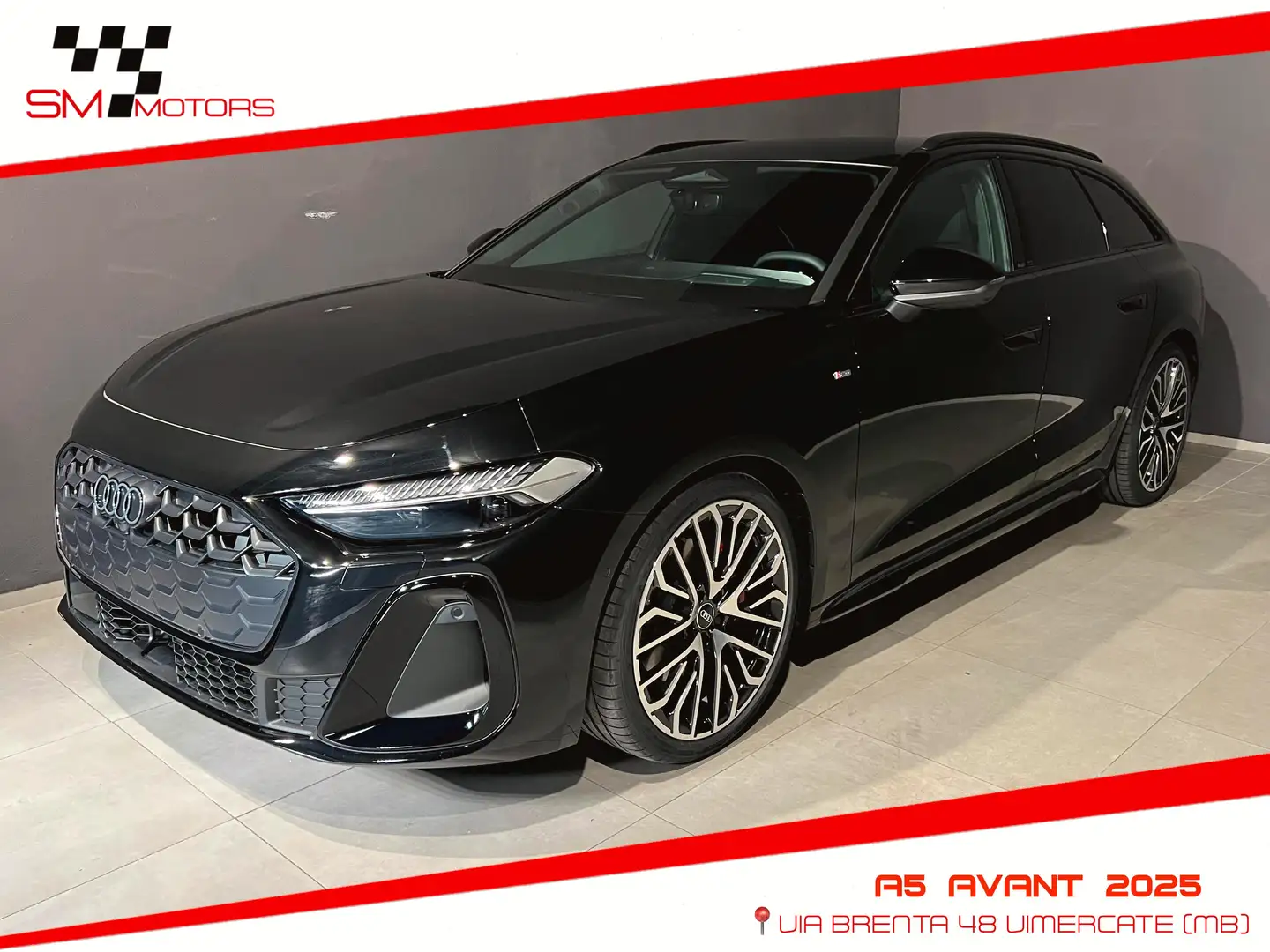 Audi A5 Avant 2.0 tdi mhev+Sline quattro 204cv s-tronic Nero - 1
