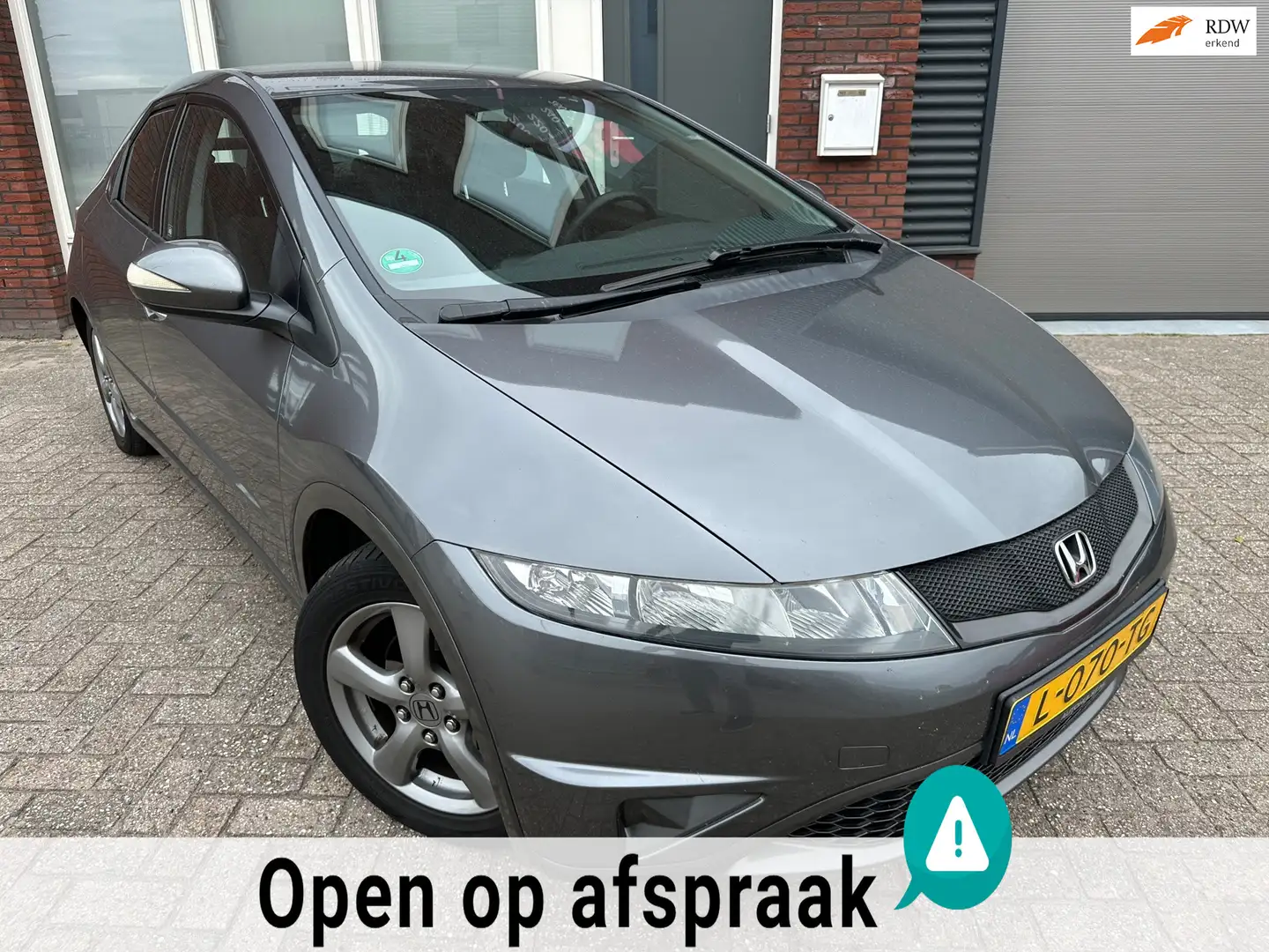 Honda Civic 1.4 Sport / Navi / PDC / Schermpje / Clima Gris - 1