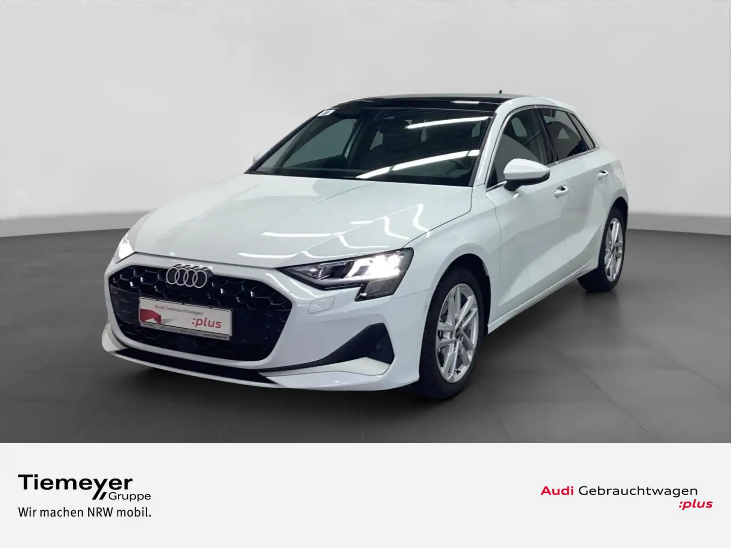 Audi A3 30 TFSI ADVANCED PANO ST.HEIZ LM18 Weiß - 1