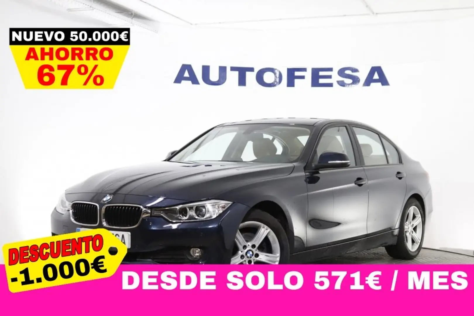 BMW Active Hybrid 3 320D AUTO 184CV 4P # CUERO,NAVY,BIXENON,PARKTRONIC - 1
