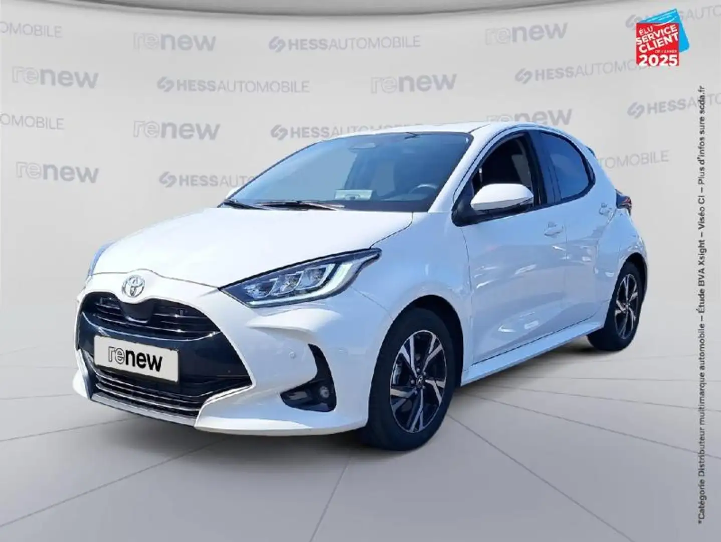 Toyota Yaris 116h Design 5p MY22 Camera GPS Blanc - 1