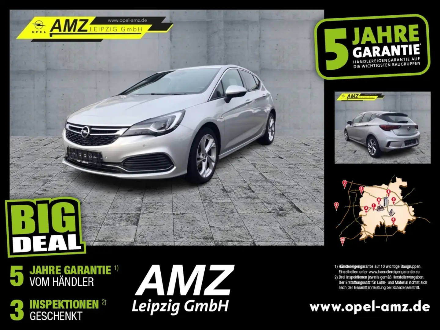 Opel Astra K 1.4 Turbo Dynamic *5 Jahre DIA* Zilver - 1