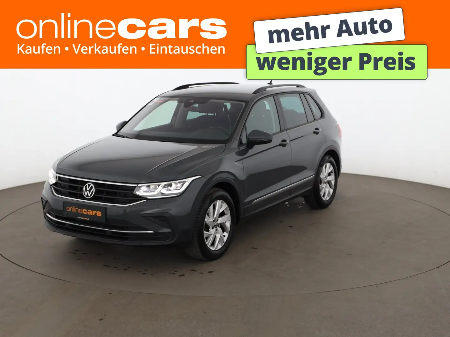 Volkswagen Tiguan 2.0 TDI Life Aut MATRIX RADAR SITZHZG Grau - 1