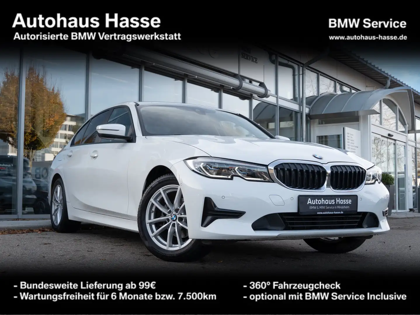 BMW 318 i Advantage SPORTSITZ LASER DrAs LENKRHZ KOMFZUG Blanc - 1