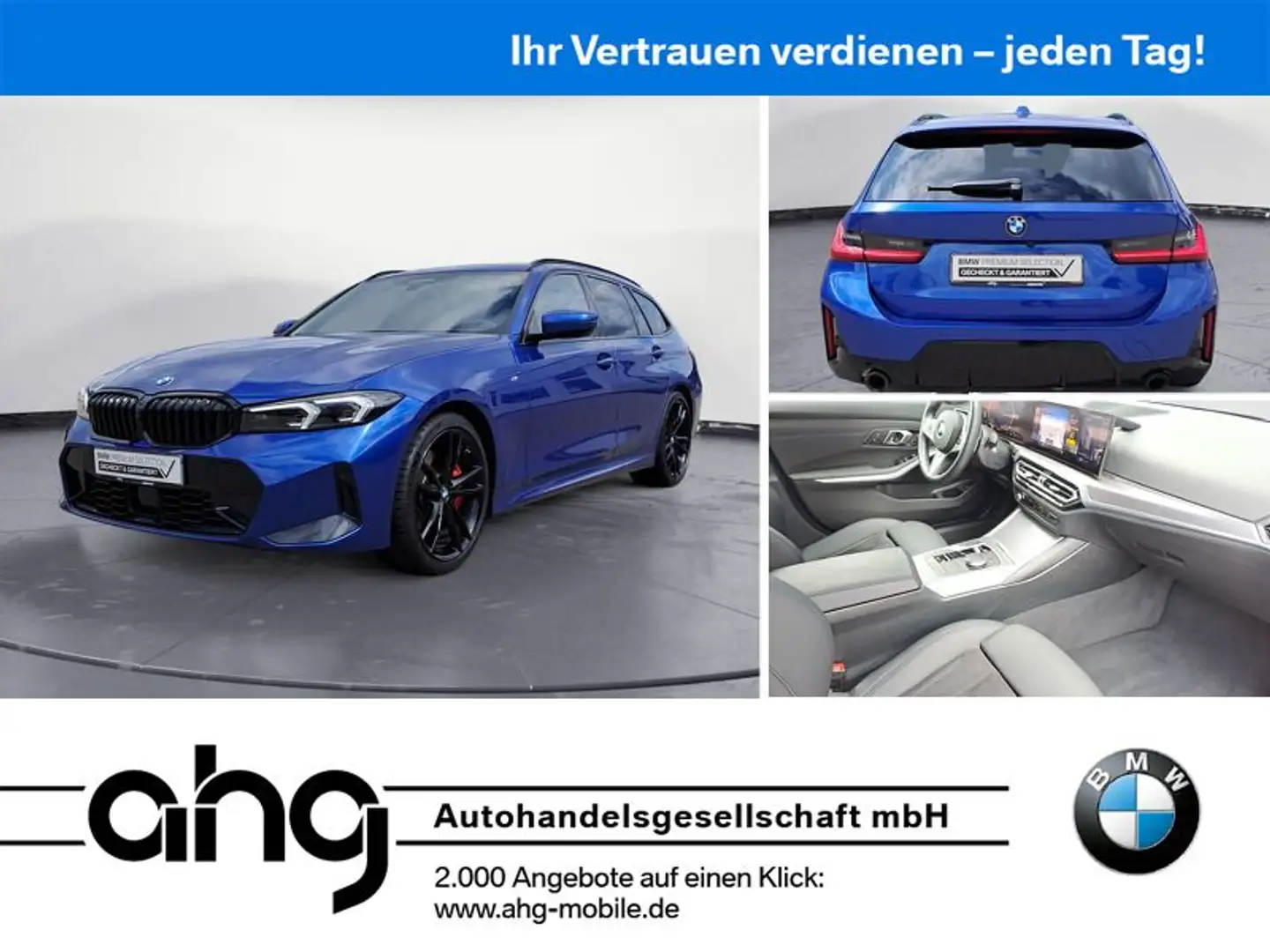 BMW 320 i Touring M Sportpaket Innovationsp. AHK Blau - 1