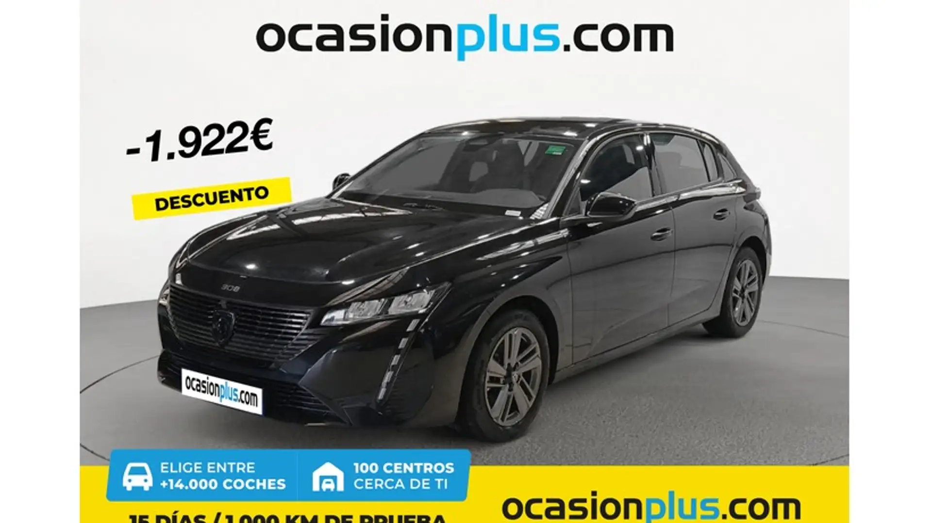 Peugeot 308 1.2 PureTech S&S Active Pack EAT8 130 Noir - 1