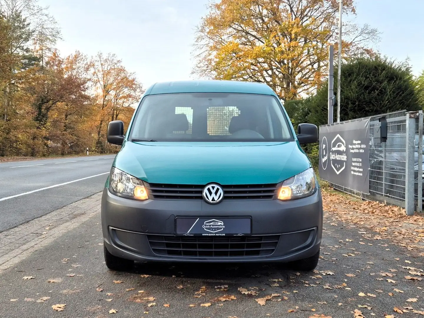 Volkswagen Caddy Kasten Basis |1.Hand| Grün - 2