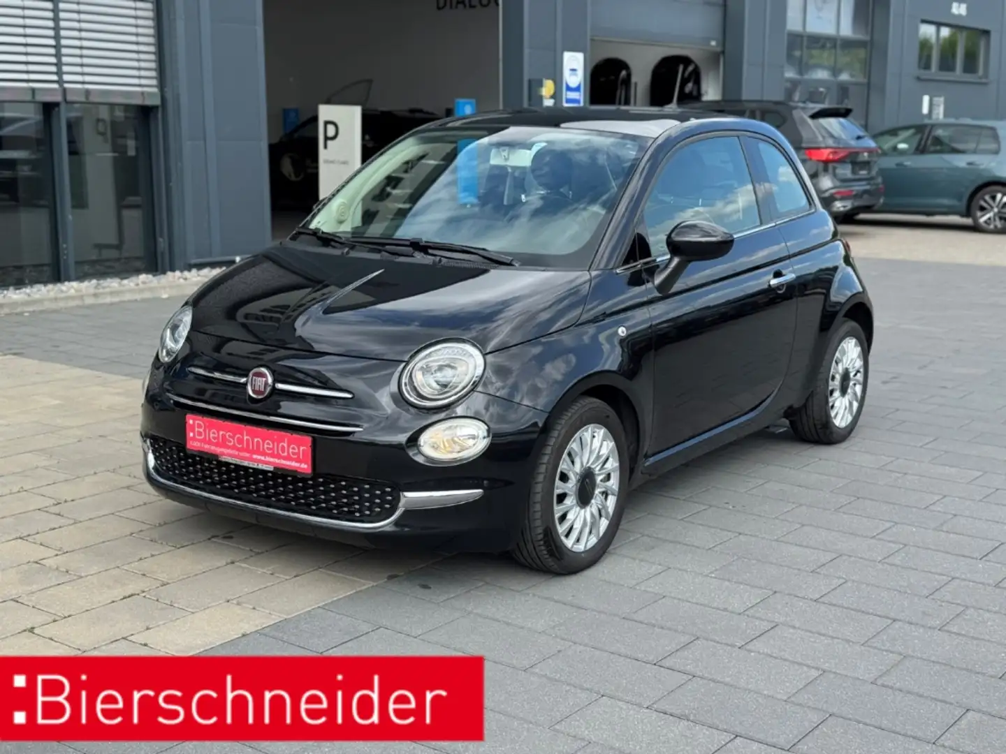 Fiat 500 Lounge NAVI PANORAMA GRA KLIMA 15BLUETOOTH Schwarz - 1