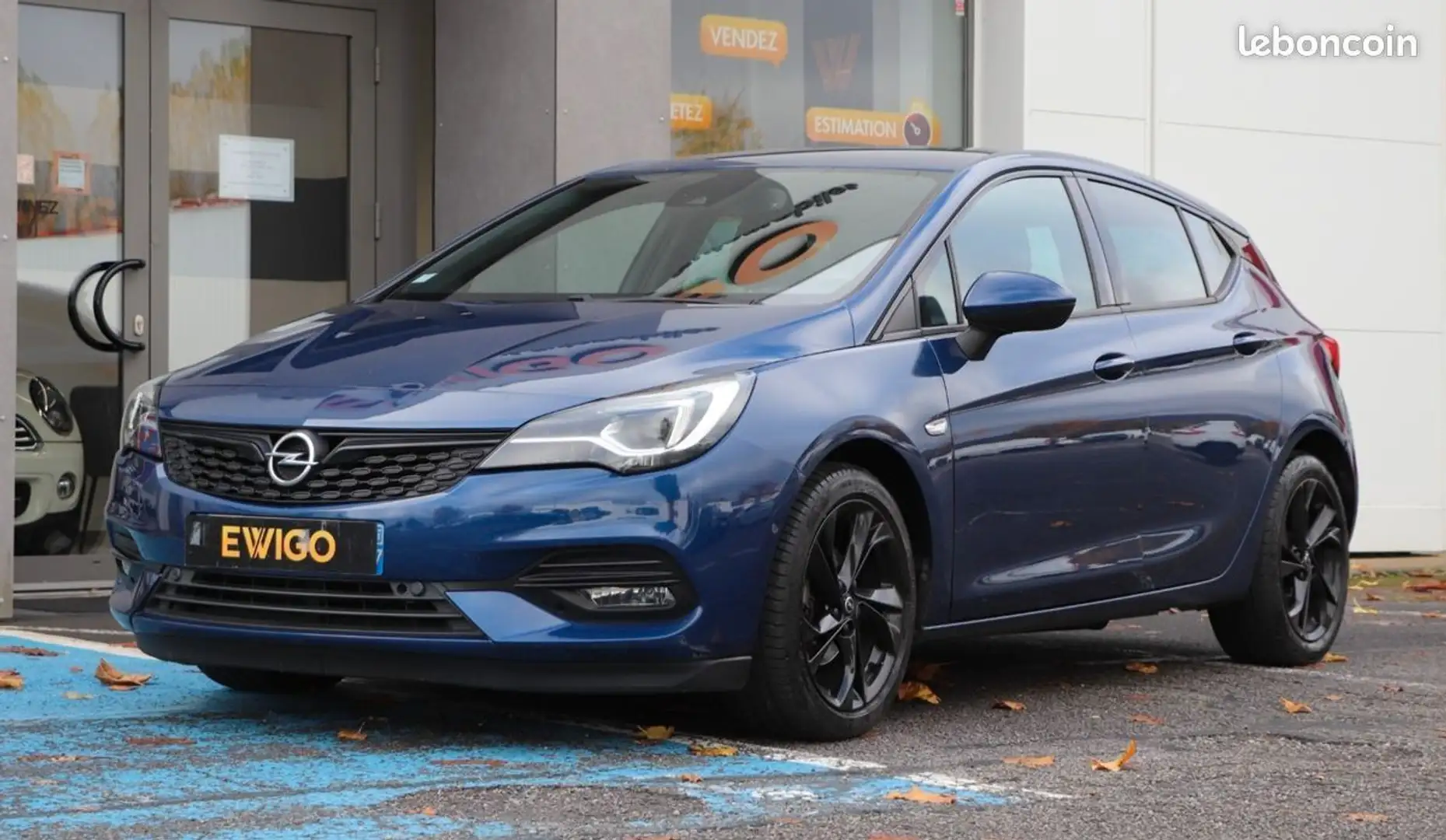 Opel Astra 1.5 d 122ch elegance bva- carplay Bleu - 1