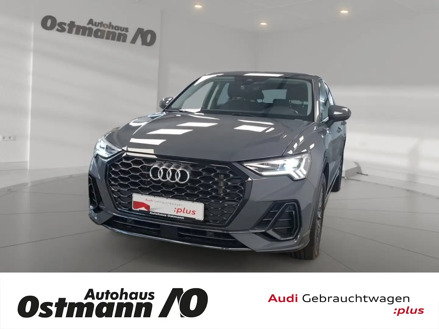 Audi Q3 Sportback 45 TFSI e AHK 2xKlima 360 Navi SHZ Grau - 1