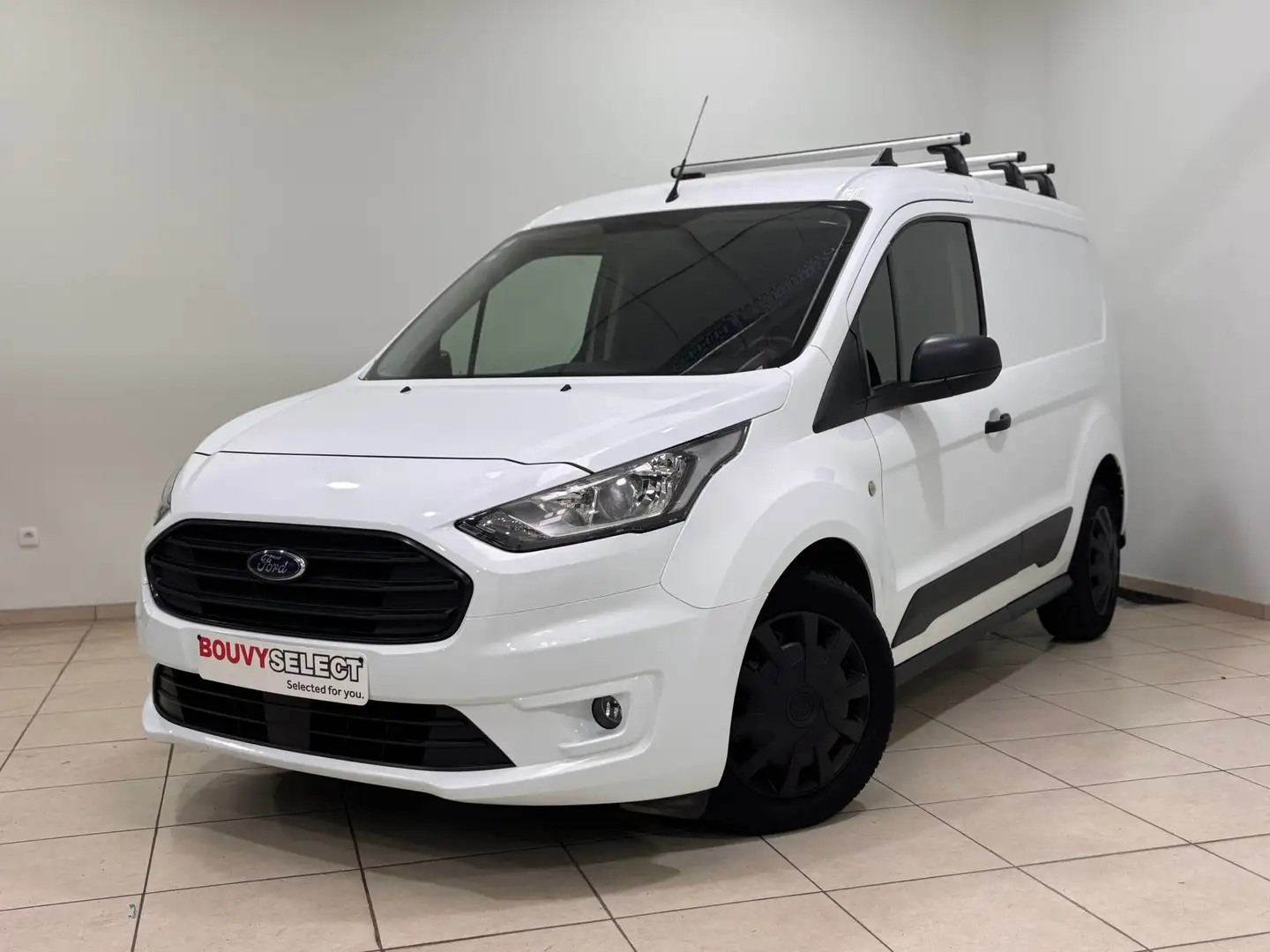 Ford Transit Connect 1.5TDCi 99CV *CLIM*3 PLACES*CAPTEURS AR* Blanc - 1