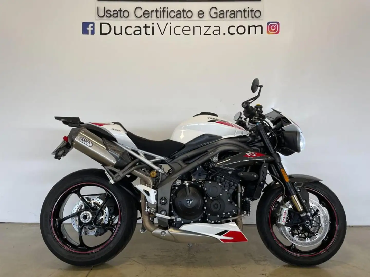 Triumph Speed Triple RS 1050 RS Blanc - 1