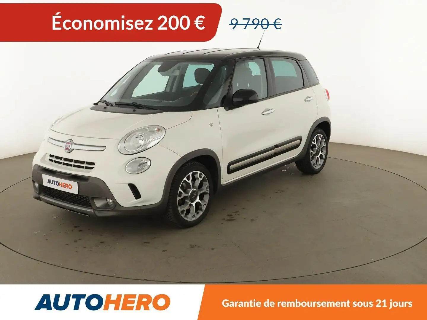 Fiat 500L 1.6 MultiJet Trekking Blanc - 1