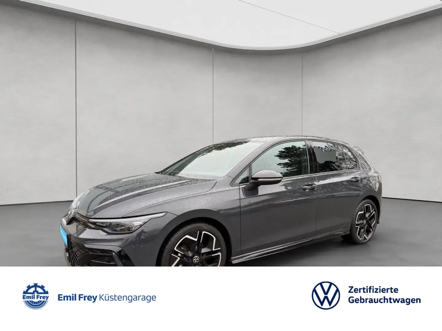 Volkswagen Golf VIII R-Line 1.5 eTSI DSG ACC RFK SHZ NAVI IQ. Gris - 1