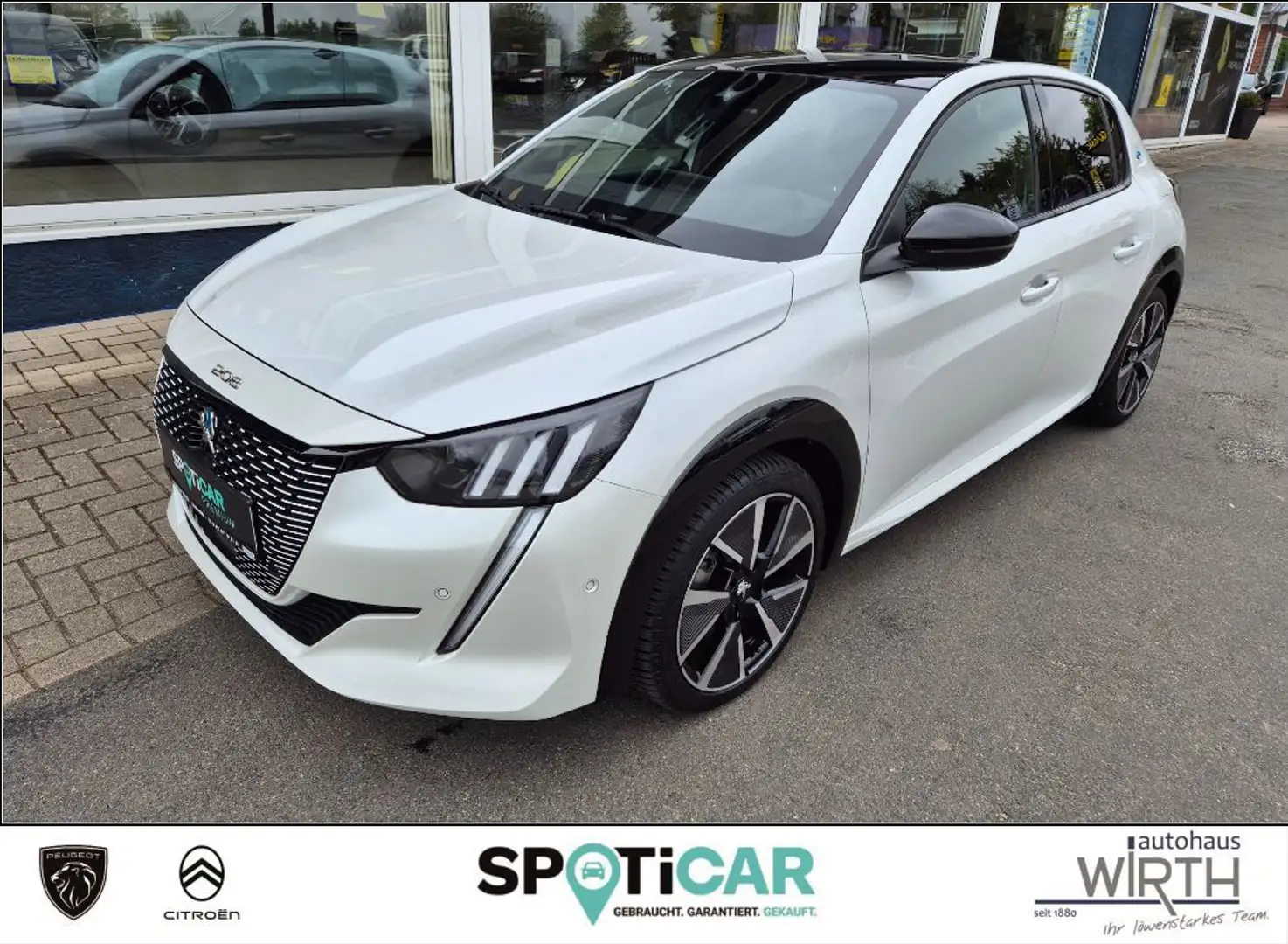 Peugeot 208 Elektro 136 GT NAVI+PANORAMA+SITZHZG.+KEYLESS Blanc - 1
