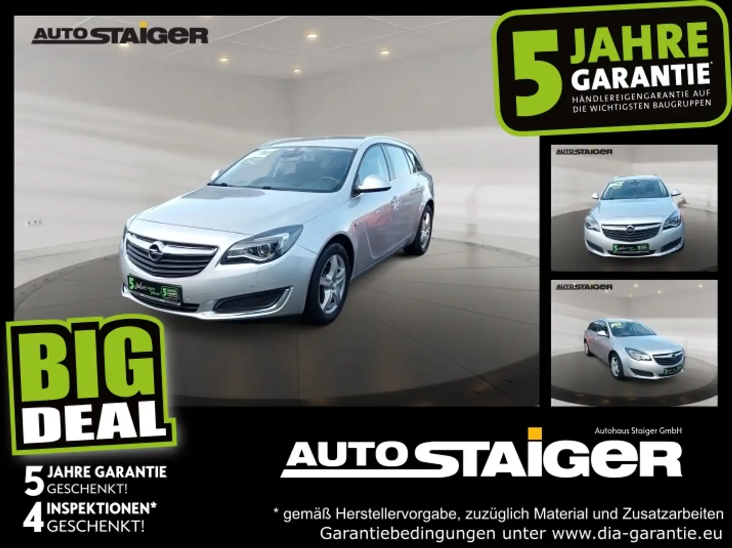 Opel Insignia Kombi Edition Winterpaket, PDC, CD Player Silber - 1