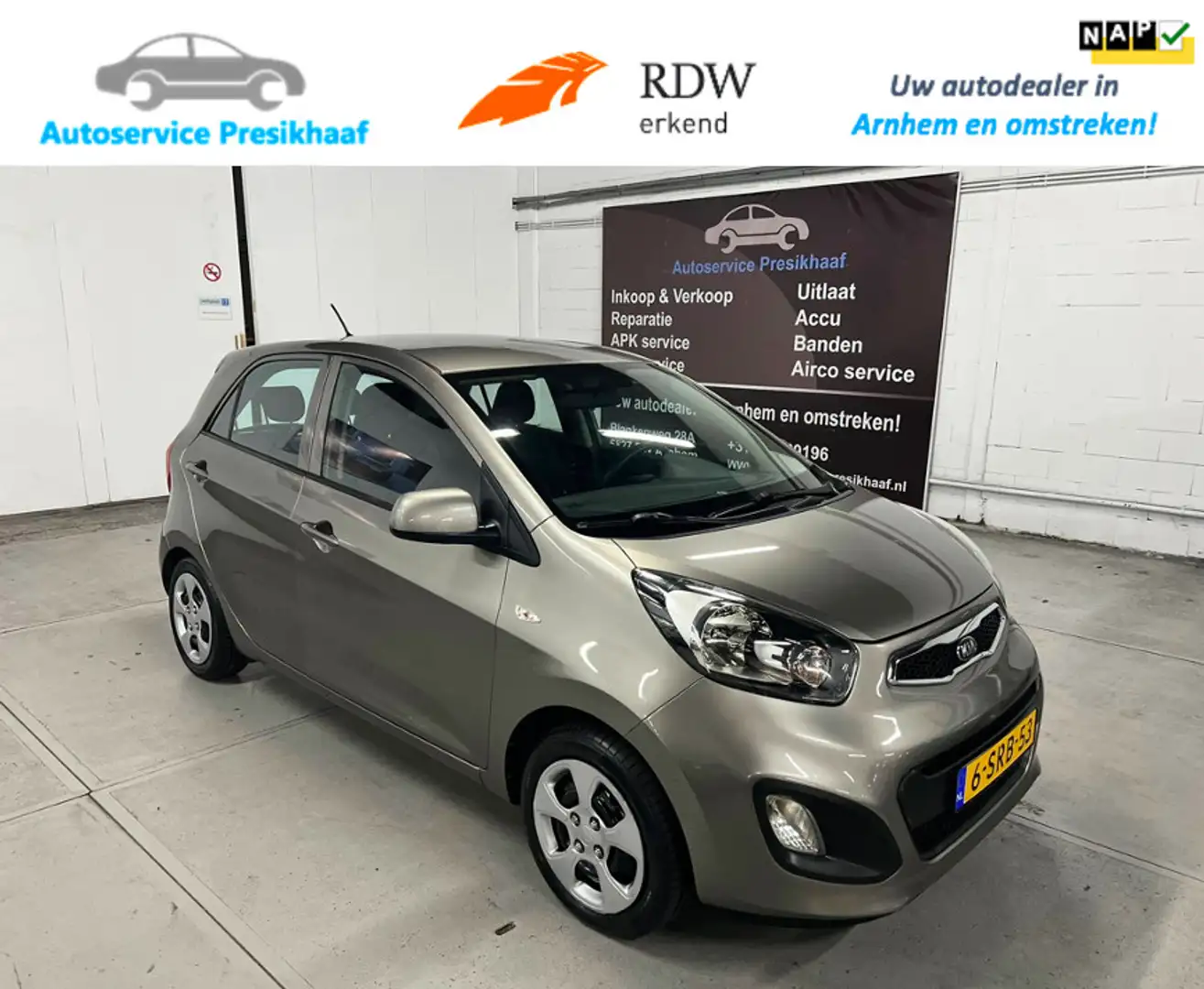Kia Picanto 1.2 CVVT ISG Comfort Pack AIRCO / NAP / SCHERM Grau - 1