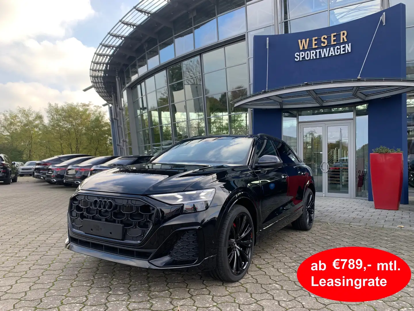 Audi Q8 50 TDI Quattro SLine Allradlenkung/SoftCl/23' Noir - 1