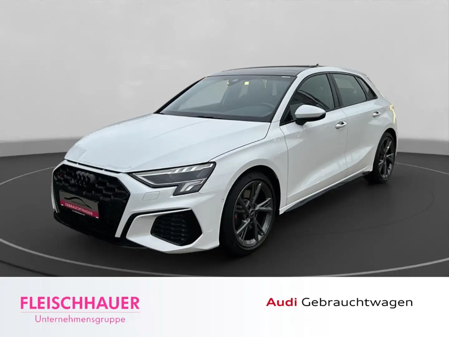 Audi S3 Sportback 2.0 TFSI quattro+PANOR+LED+SHZ+NAVI Weiß - 1