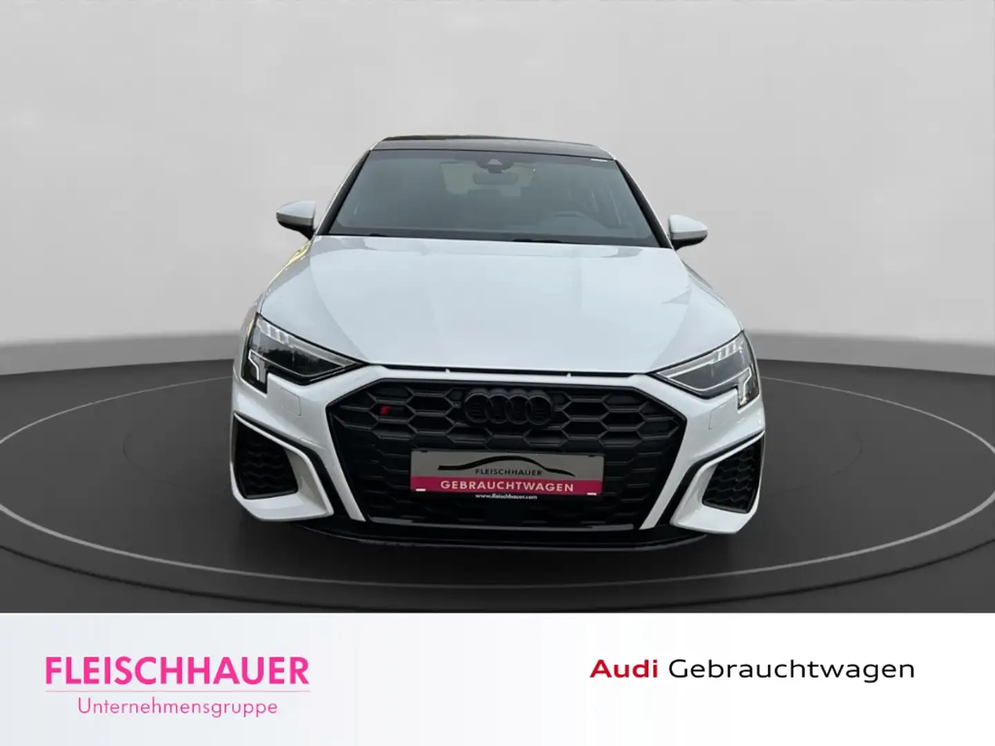 Audi S3 Sportback 2.0 TFSI quattro+PANOR+LED+SHZ+NAVI Weiß - 2