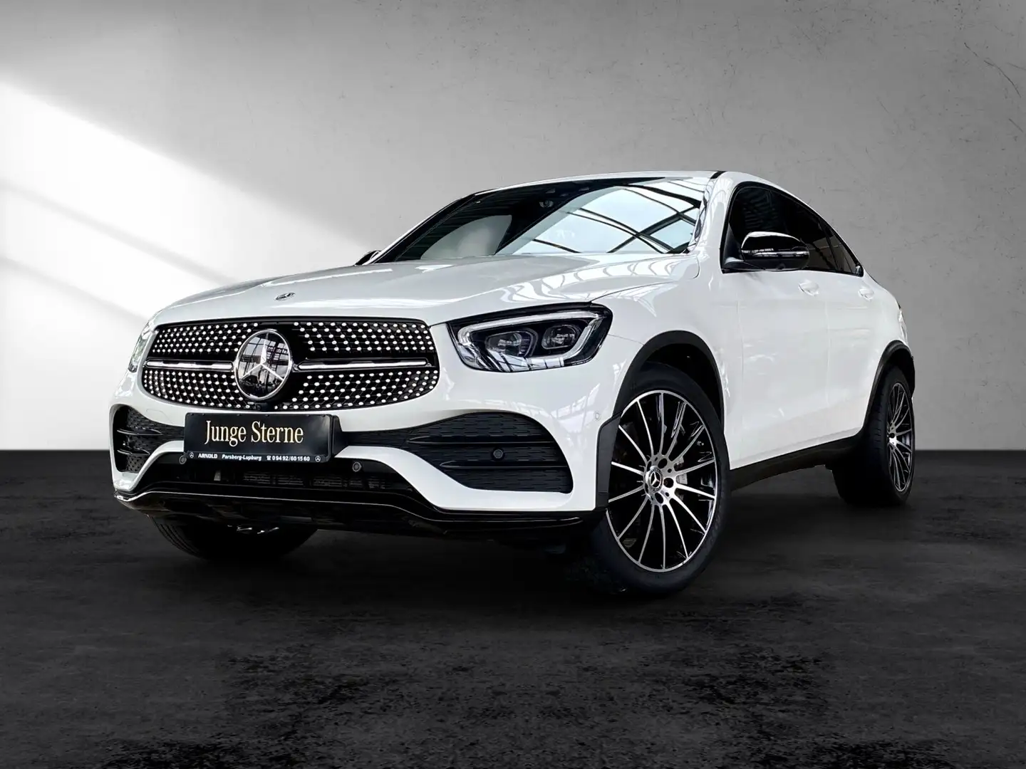 Mercedes-Benz GLC 300 GLC 300 4M Coupe AMG L Distr 360° AHK SHD MULTIB Blanc - 2