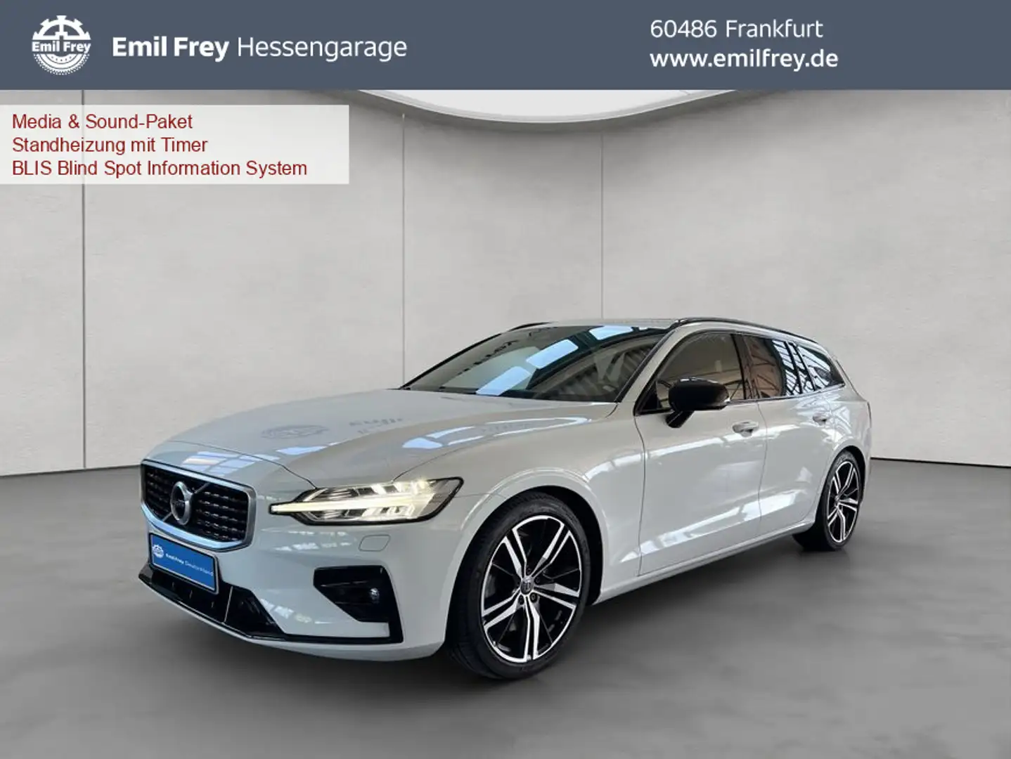 Volvo V60 T6 AWD R-Design Aut Glasd HeadUp PilotAssist Alb - 1