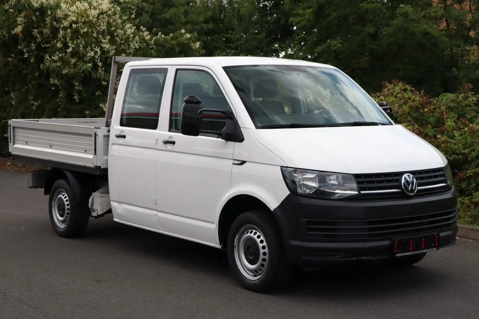 Volkswagen T6 Transporter Pritsche Doppelkabine lang+KLIMA Blanc - 1
