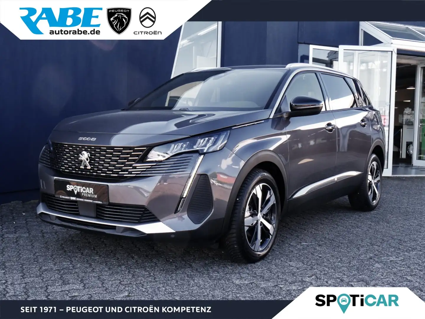 Peugeot 5008 Allure Pack 130 BlueHDi Aut+Navi+LED-7Sitze Klima Gris - 1