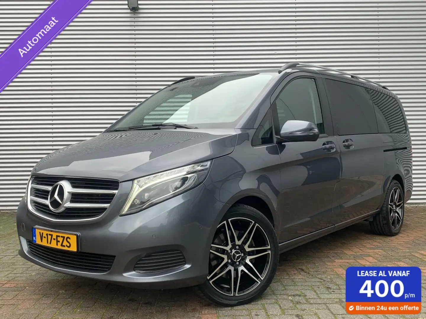 Mercedes-Benz V 250 V Autom dubbel cabine Burmester Led Cruise Control Grijs - 1