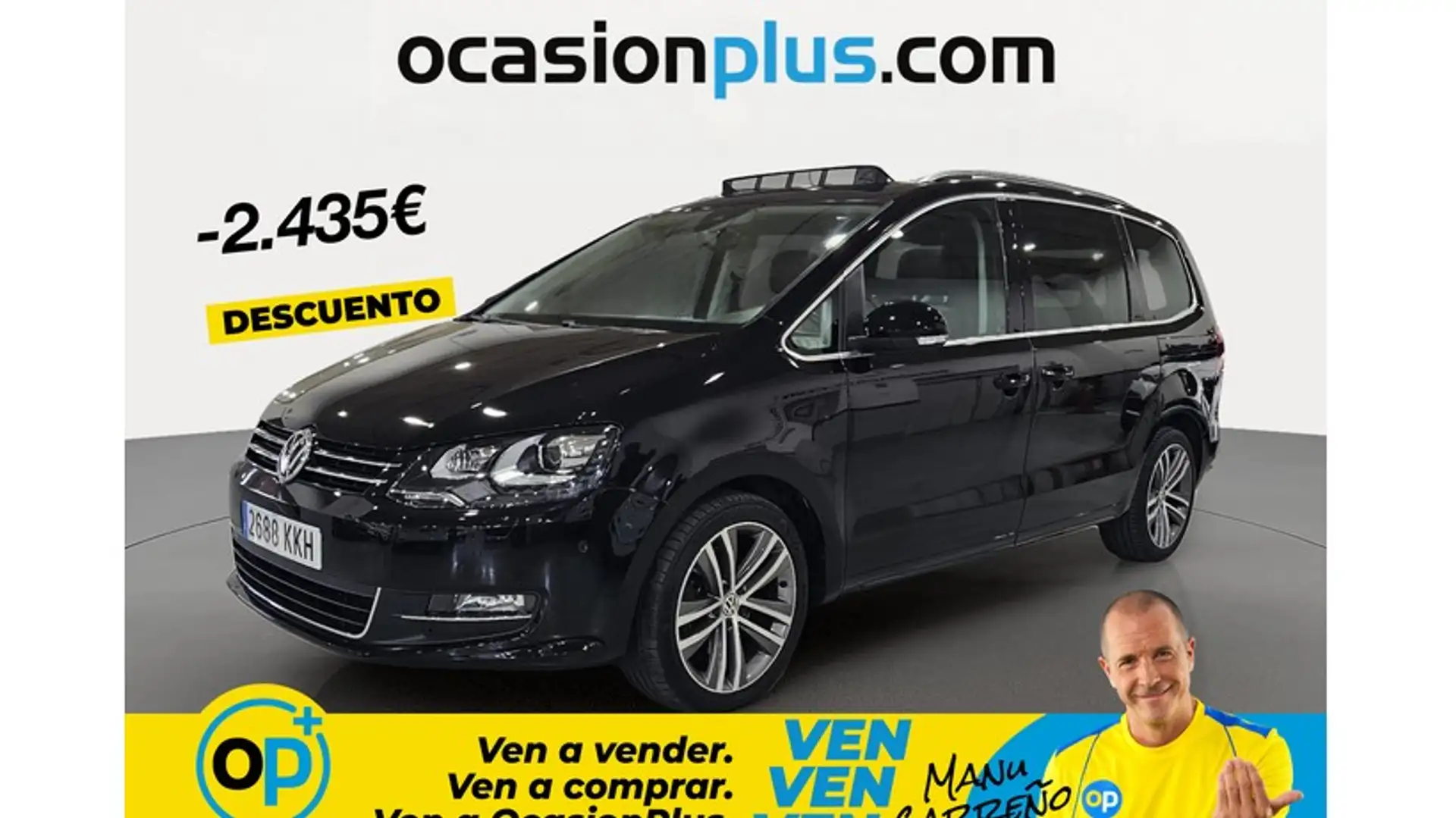 Volkswagen Sharan 2.0TDI Sport DSG 135kW Negro - 1