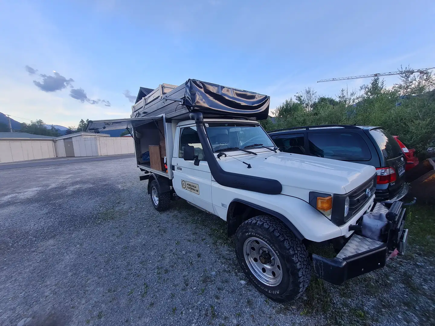Toyota Land Cruiser HZJ75 Camper Blanc - 1