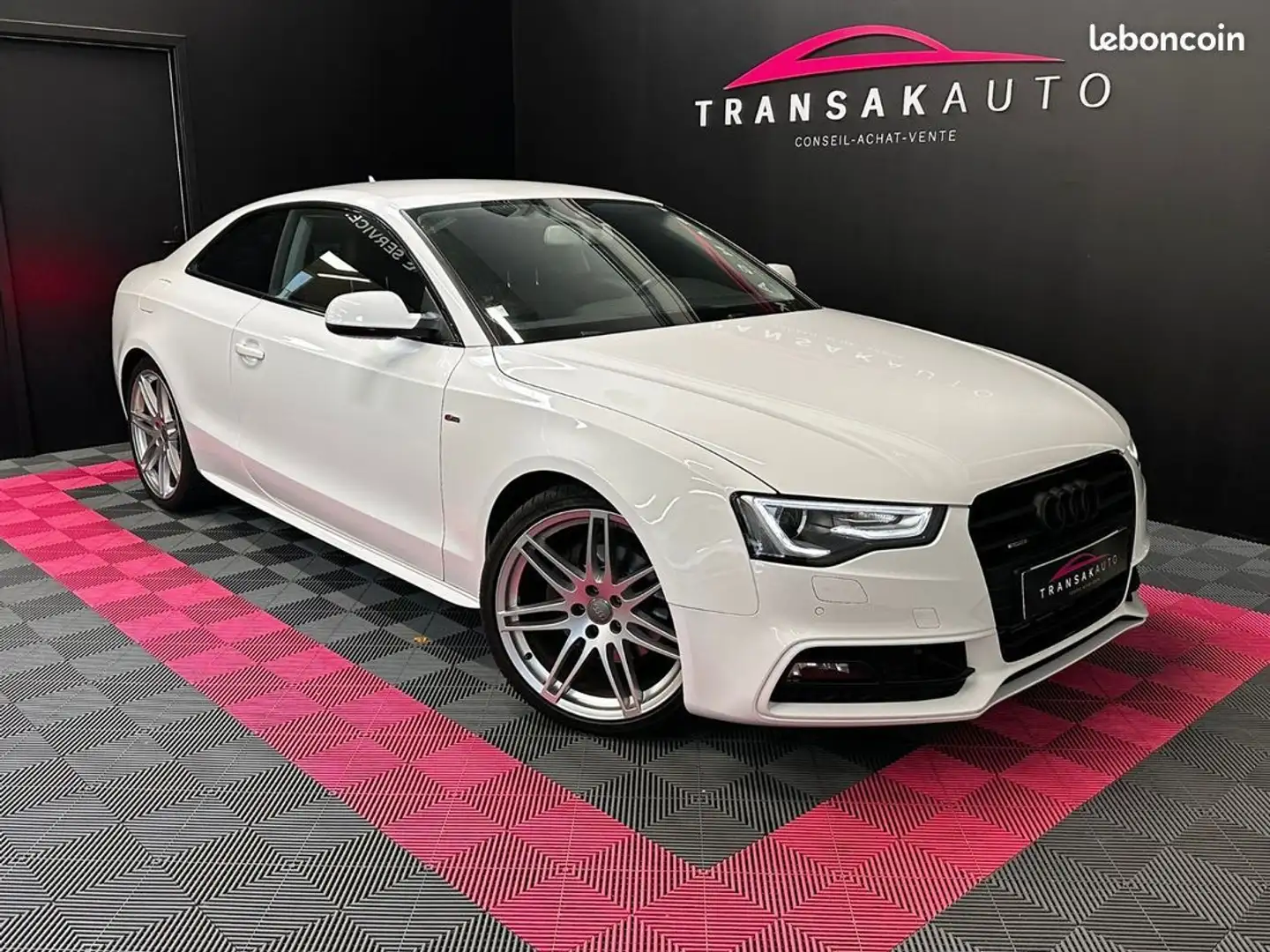 Audi A5 V6 3.0 TDI 245 S line Quattro tronic 7 SUIVI COMPLET RÉVISION À JOUR Weiß - 1
